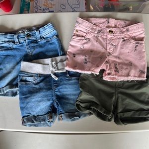 Lot of girls size 5 shorts